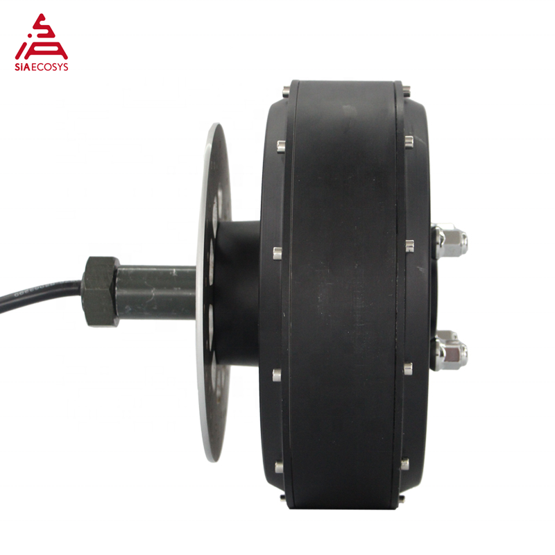 QS Motor 1500W 260 V1 High Effective 12x5.0inch Single Shaft Detachable in Wheel Hub Motor for ATV Car and E-scooter
