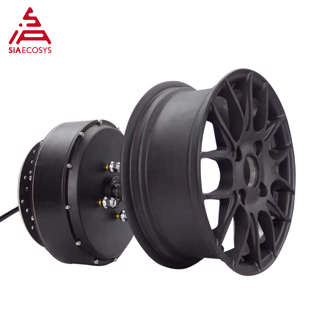 QS Motor 1500W 260 V1 High Effective 12x5.0inch Single Shaft Detachable in Wheel Hub Motor for ATV Car and E-scooter