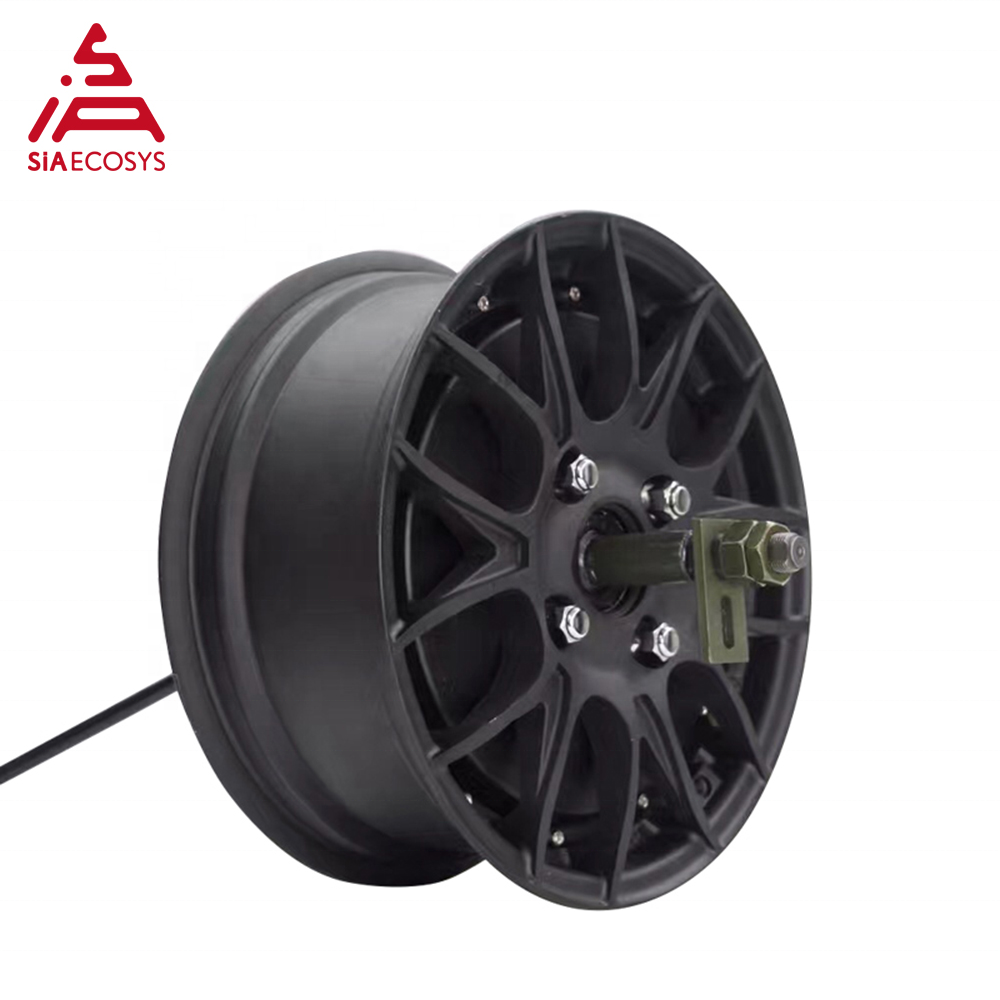QS Motor 1500W 260 V1 High Effective 12x5.0inch Single Shaft Detachable in Wheel Hub Motor for ATV Car and E-scooter