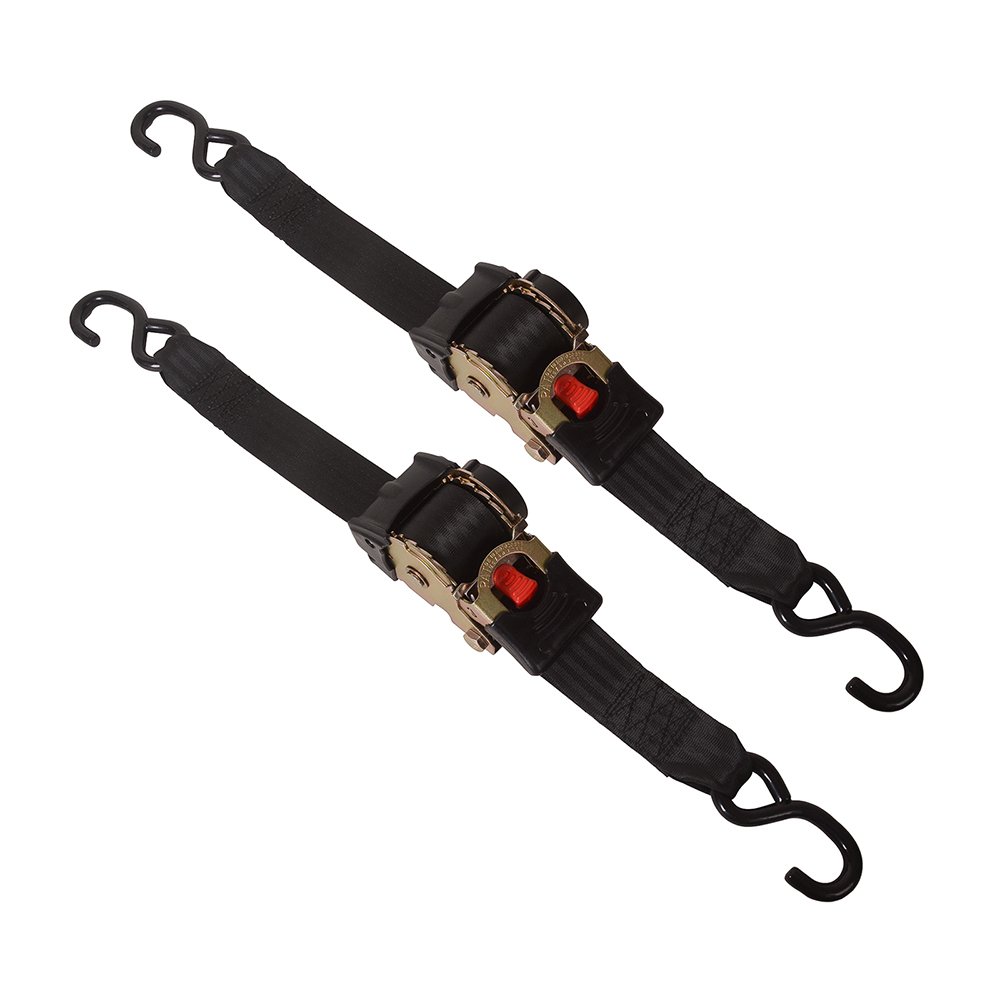 Auto Retractable Ratchet Straps 50mm X 3m 3000LBS Break Strength Heavy Duty for Motorcycle Trailers Boats ATVs UTVs