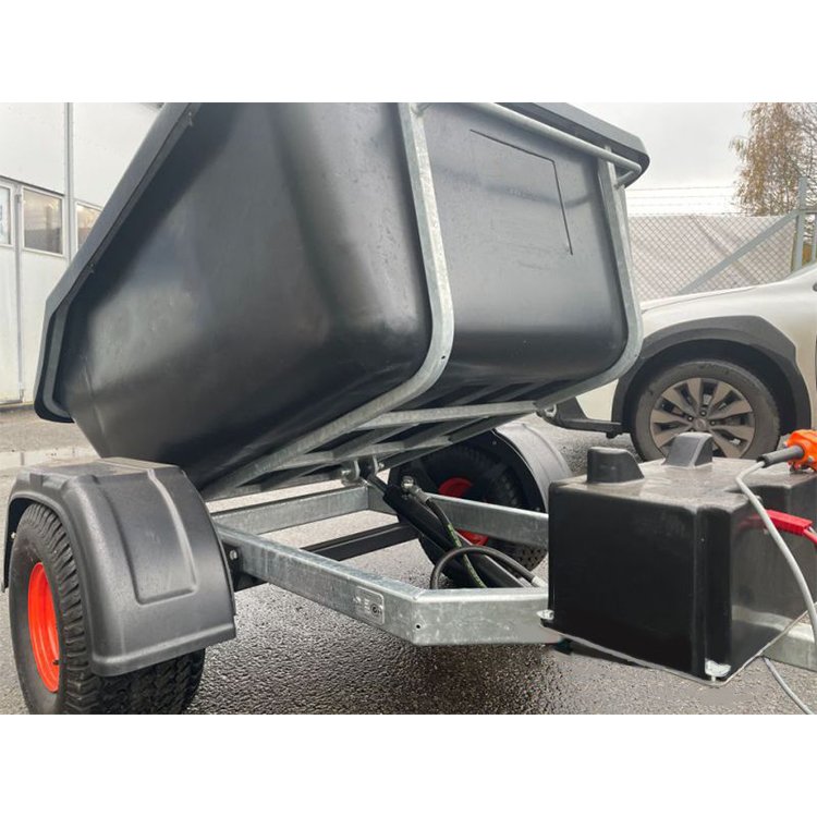 RCM Best Construction New Tipper Trailer Dump Truck ATV Trailer Hydraulic Tipping Agricultural Trailers for Tractors