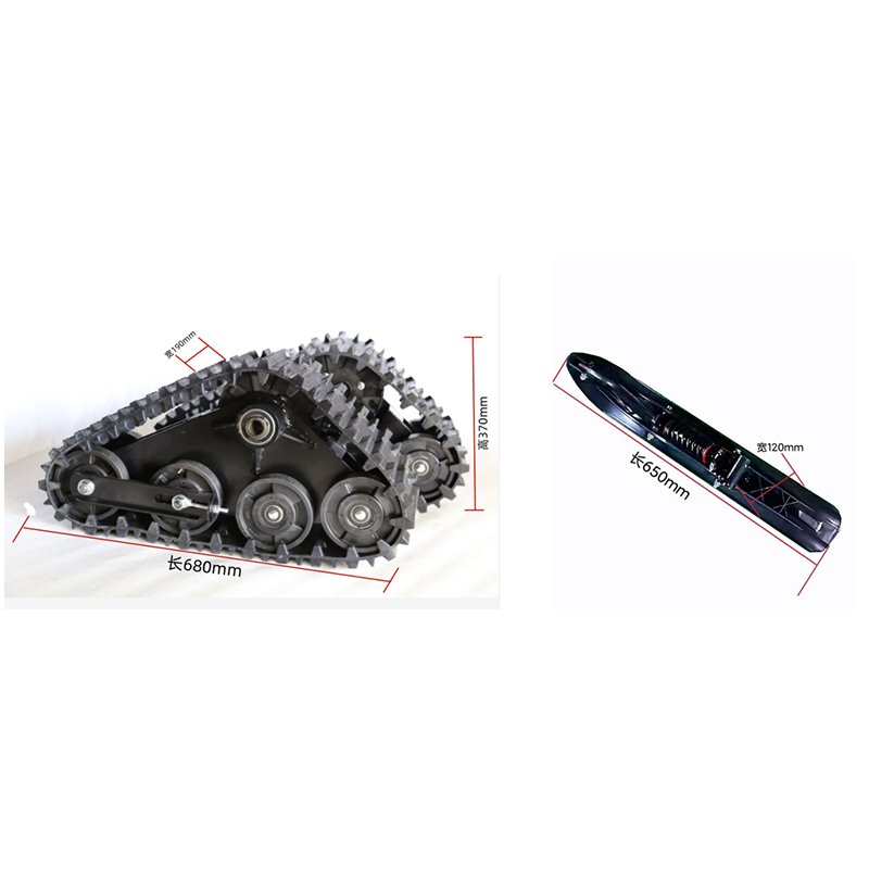2023 New Quad ATV Rubber Track and Snowboarder for Snow