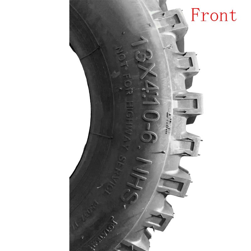 Factory Direct Sales of ATV Accessories Front and Rear Snow Tires 13X4.1-6 and 13X5.00-6 Go Kart Wheels