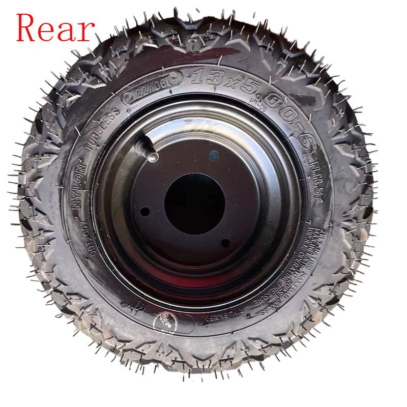 Factory Direct Sales of ATV Accessories Front and Rear Snow Tires 13X4.1-6 and 13X5.00-6 Go Kart Wheels