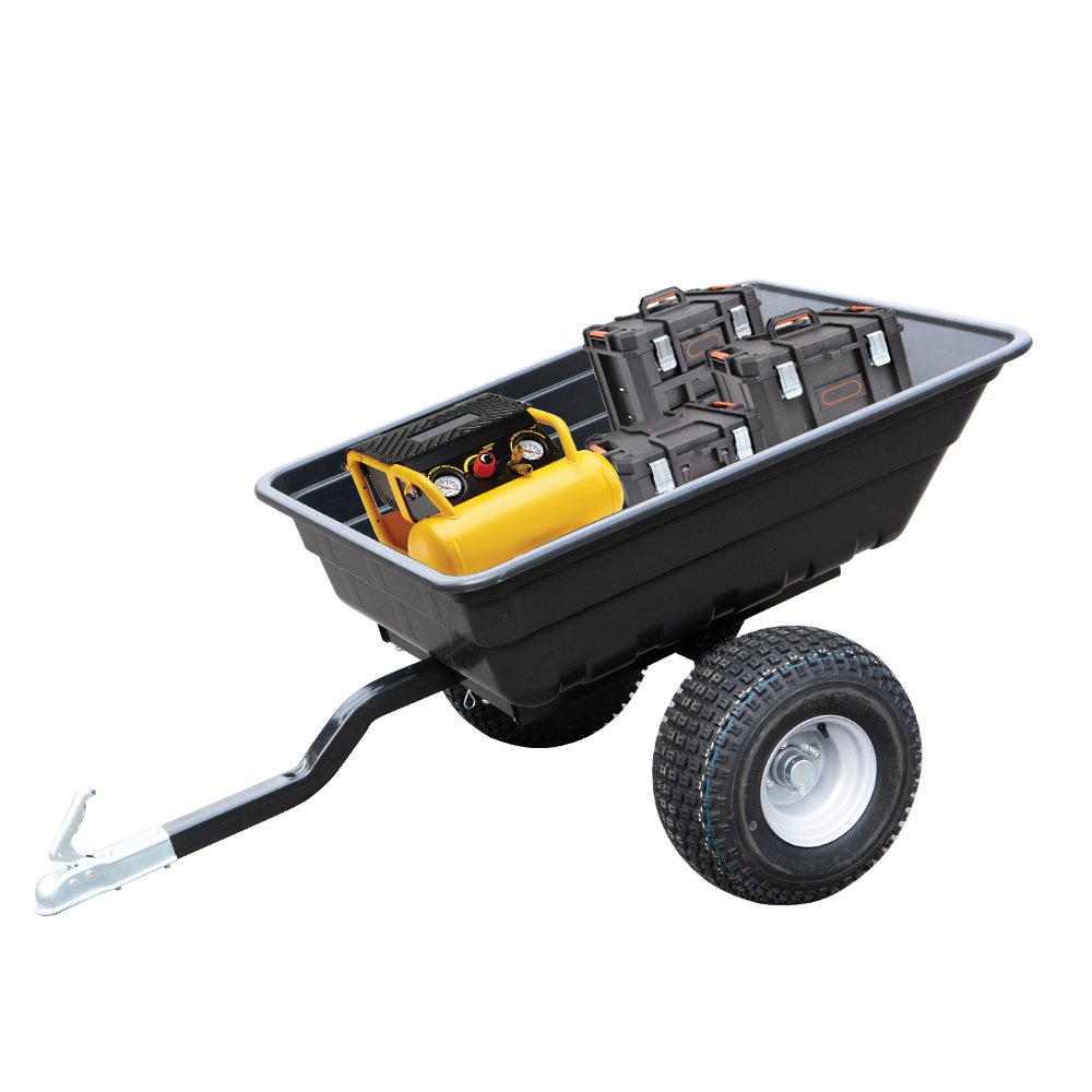 Multi Purpose Pull Atv Utility Trailer Farm Atv Wagon Steel Garden Utility Trailers With Wheels Heavy Duty Tool Cart