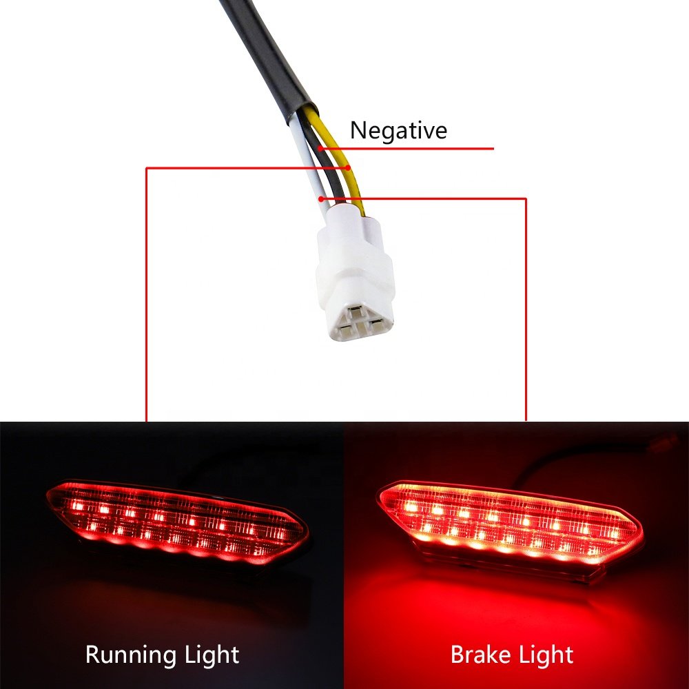 YFZ450 ATV LED Tail Light Brake Rear Light for 2006-2009 Yamaha YFZ 450 Running Spot Lamp