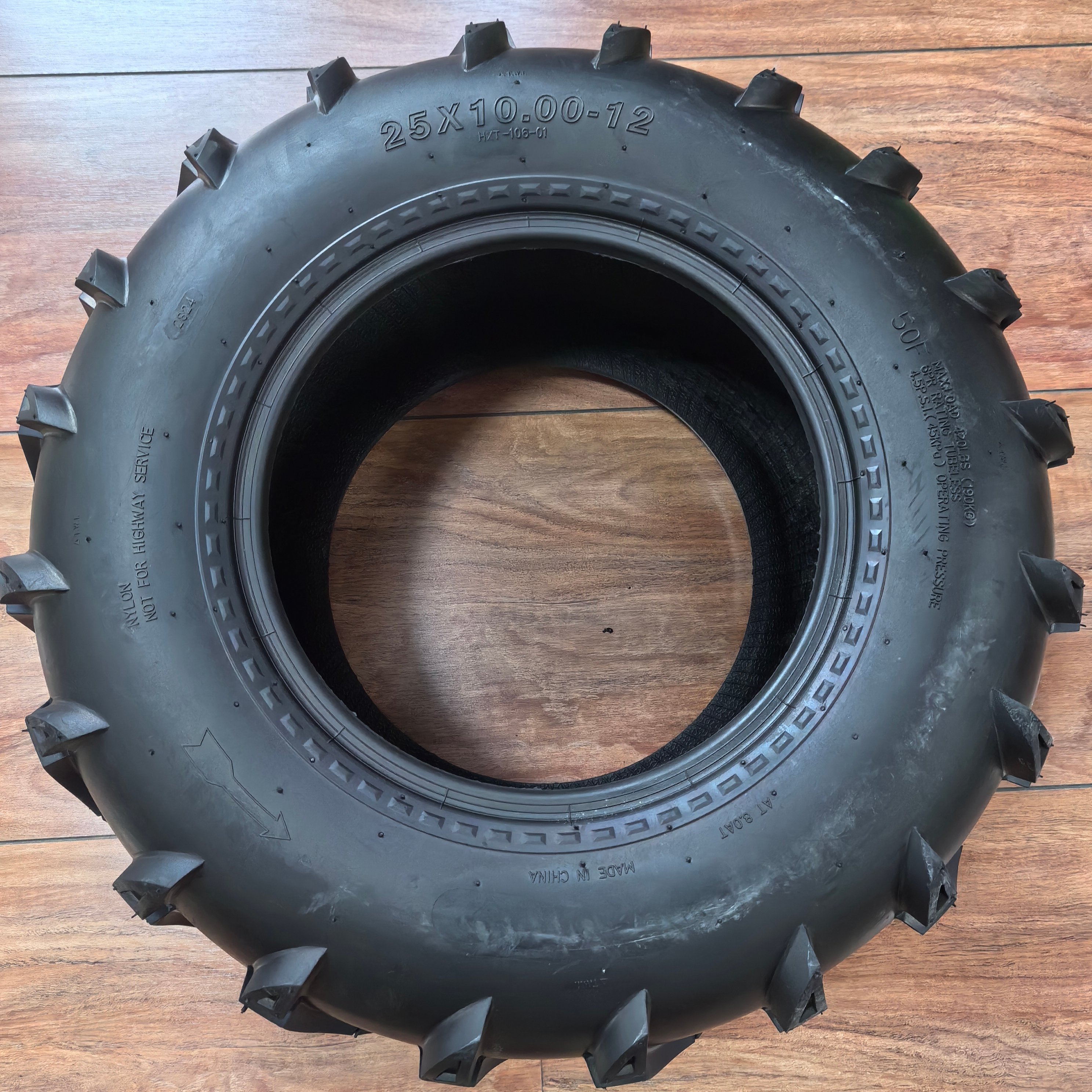 Best 25inch 10.00-12 DOT ATV and UTV Tires New Steel and Rubber Material