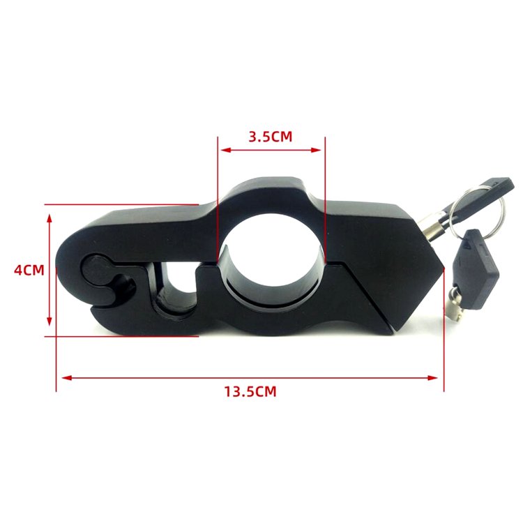 YH2148 LKV Motorcycle Handlebar Lock Anti-Theft Brake Grip Throttle Lock Blue Adjustable Universal for Bike Mopeds ATV 2 Pack