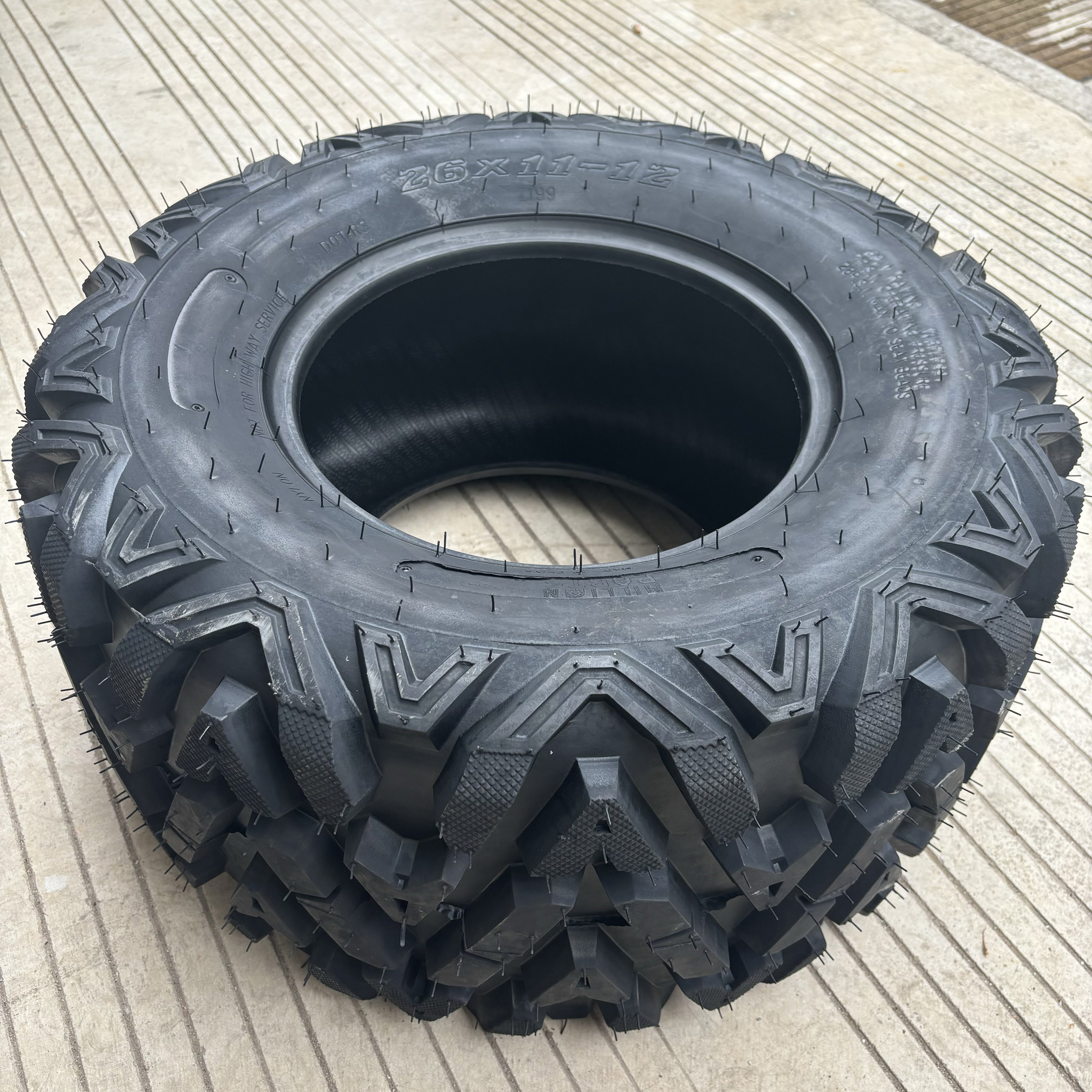 High Quality 26x11-12 Rear Tubeless Tire Factory Hot Selling Bias Design UTV Tyre for Agricultural Motorcycle ATV Tires 26*11-12