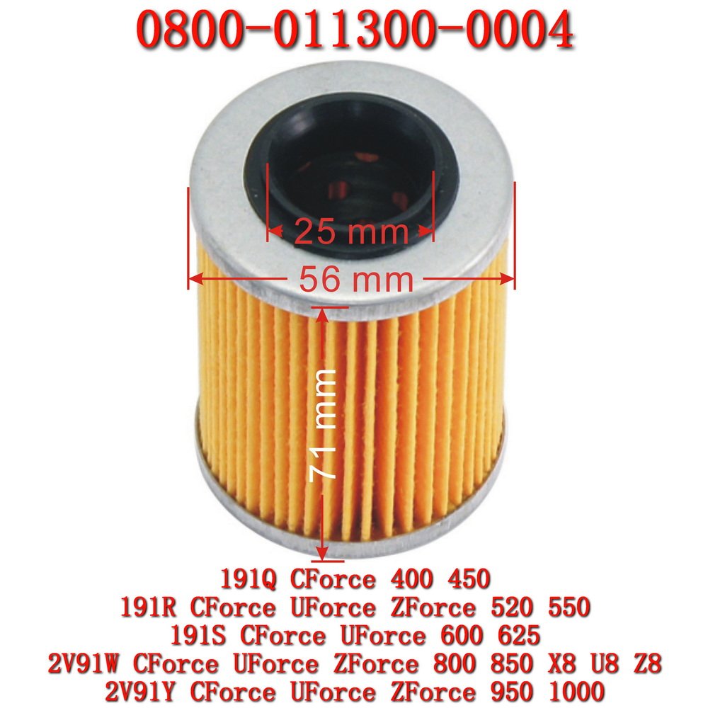 CF600 CF625 ATV SSV UTV OEM Oil Filter for 0800-011300-0004 CFMoto CForce UForce 600 Atv/utv Parts & Accessories