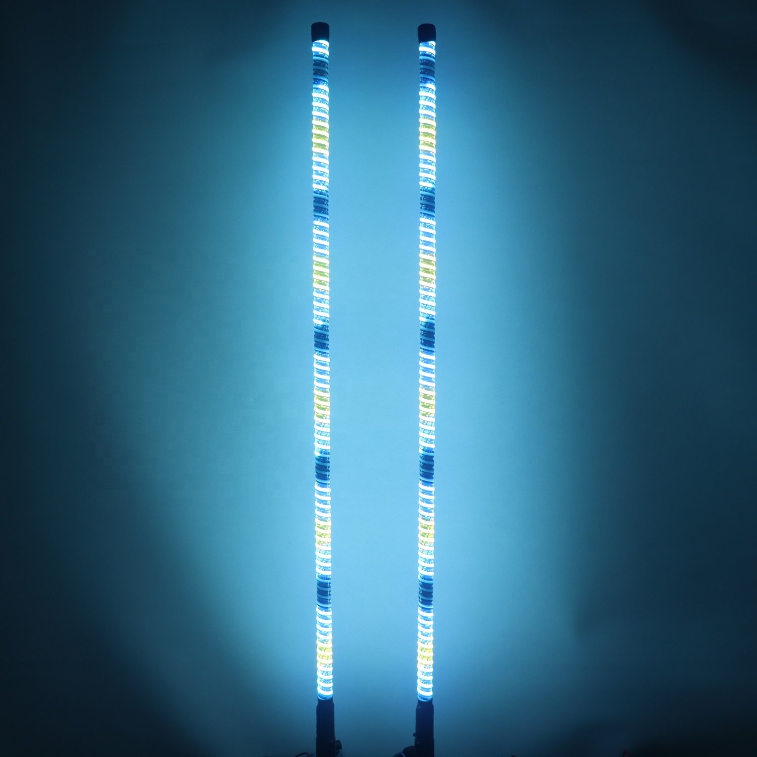 New Arrival Utility Vehicle 3ft Cob RGB Led Spiral Whip Lights for Atv/Utv Can-Am