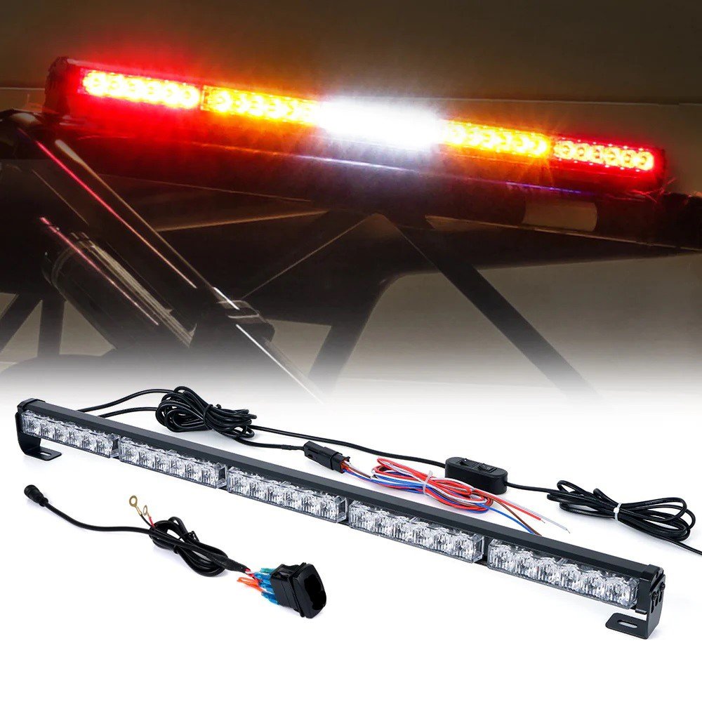 N2- UTV G4 Series Chase Light Bar 30" Rear LED Strobe Light Bar for ATV/ UTV/Polaris/ Truck 4x4/ Off-Road - RYWYR