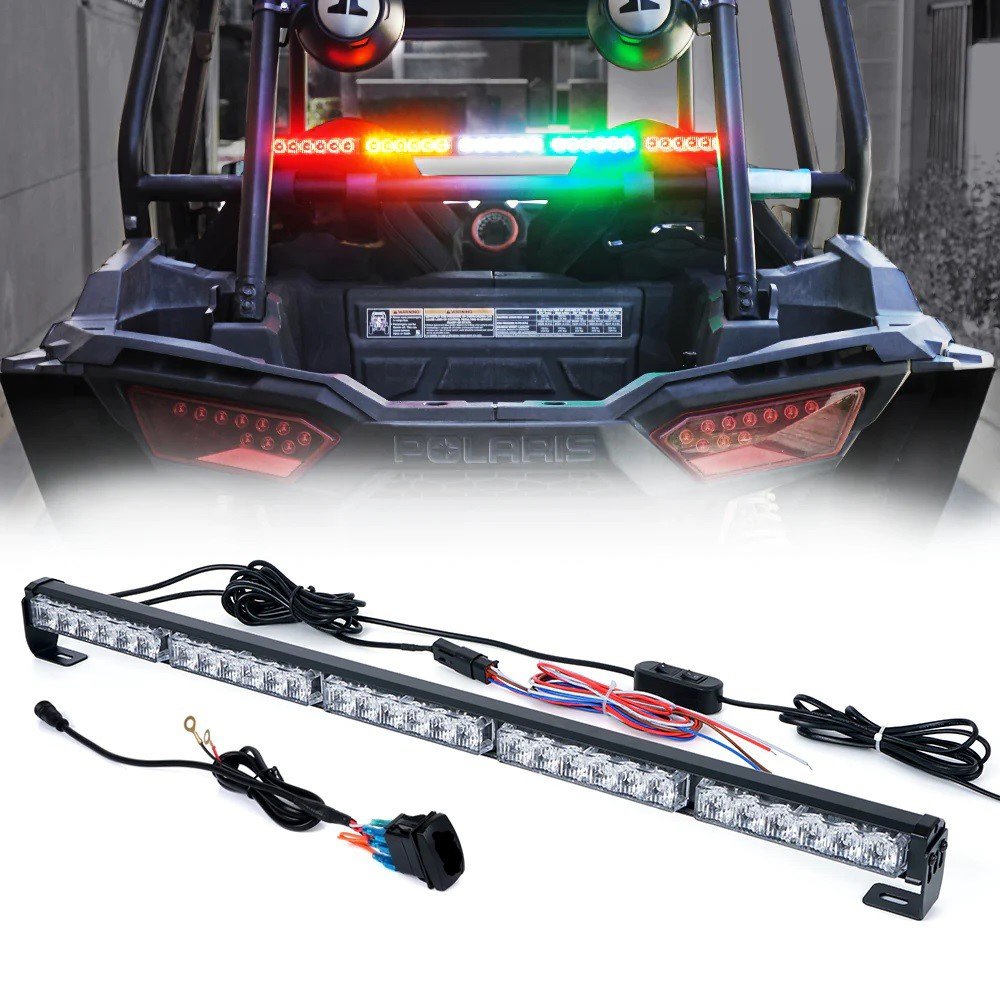 N2- UTV G4 Series Chase Light Bar 30" Rear LED Strobe Light Bar for ATV/ UTV/Polaris/ Truck 4x4/ Off-Road - RYWYR