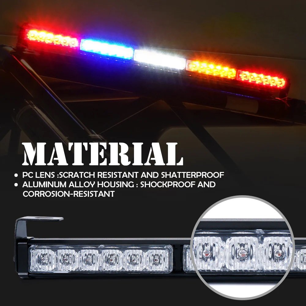 N2- UTV G4 Series Chase Light Bar 30" Rear LED Strobe Light Bar for ATV/ UTV/Polaris/ Truck 4x4/ Off-Road - RYWYR