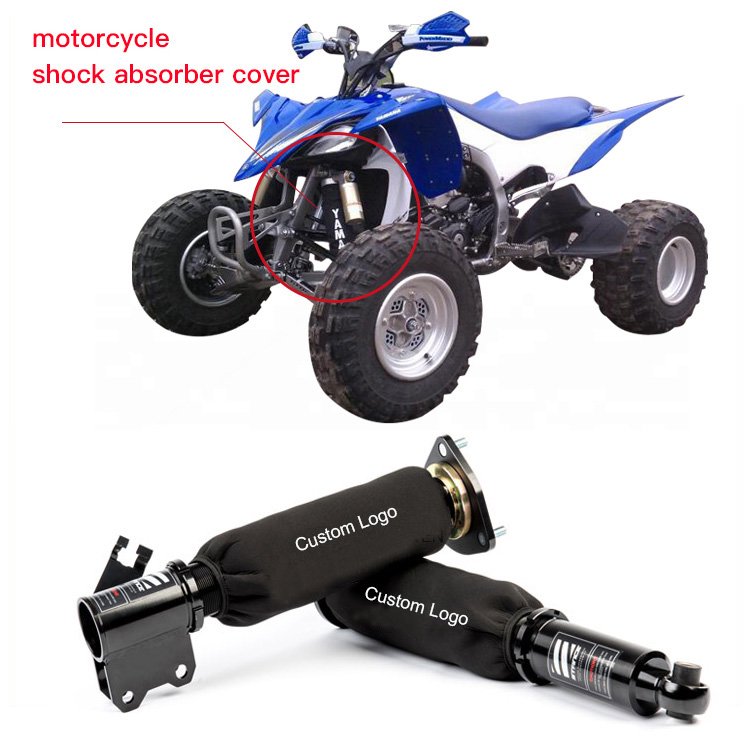 Motorcycle Accessories Custom Neoprene Waterproof Motorcycle Shock Covers