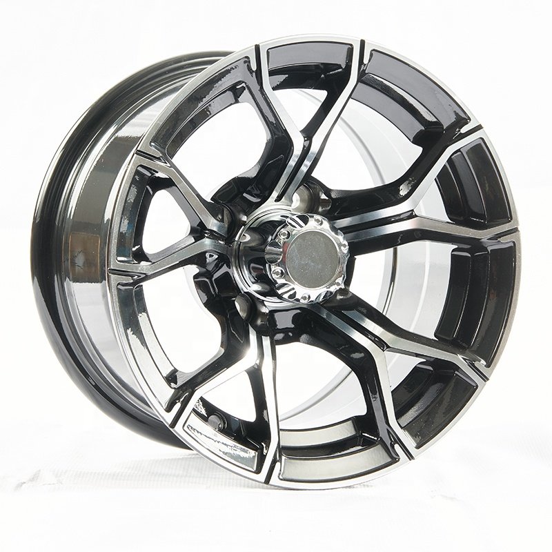 ATV/UTV/golf Cart Parts 12"x7"4x101.6 Aluminum Alloy Wheel Rims Passenger Car Wheel for 23*10.5-12 Tire Golf Cart Wheel
