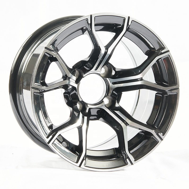 ATV/UTV/golf Cart Parts 12"x7"4x101.6 Aluminum Alloy Wheel Rims Passenger Car Wheel for 23*10.5-12 Tire Golf Cart Wheel