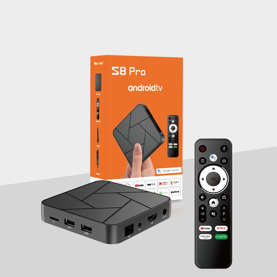 New OEM S8 Pro Tv Box Internet Video Player 16gb 32GB Dual Wifi ATV Set Top Box S8 Pro 4gb Ram Smart Android Tv Box Q8 Atv