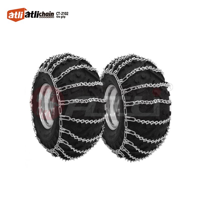 Atlichain V-Bar LV2 Easy Universal Fit Emergency Anti-Skid Snow Ice Mud Off Road for Traction Chain ATV Tire Chains