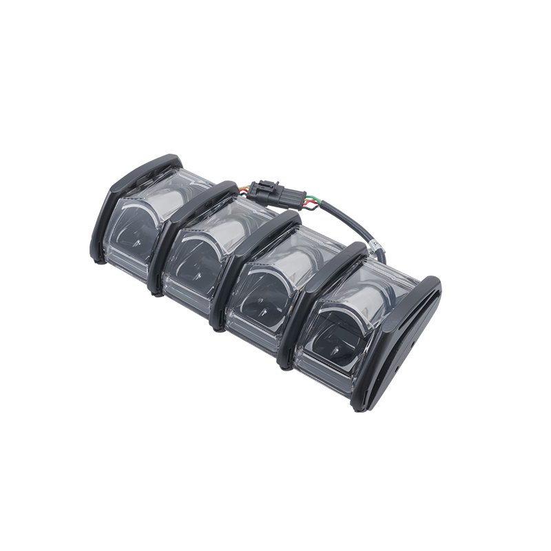 Yongjin Universal Black Aluminum 10 Inch 10" RGB LED Driving Light Bar for Polaris Can Am Motorbike/atv Utv/car 210413