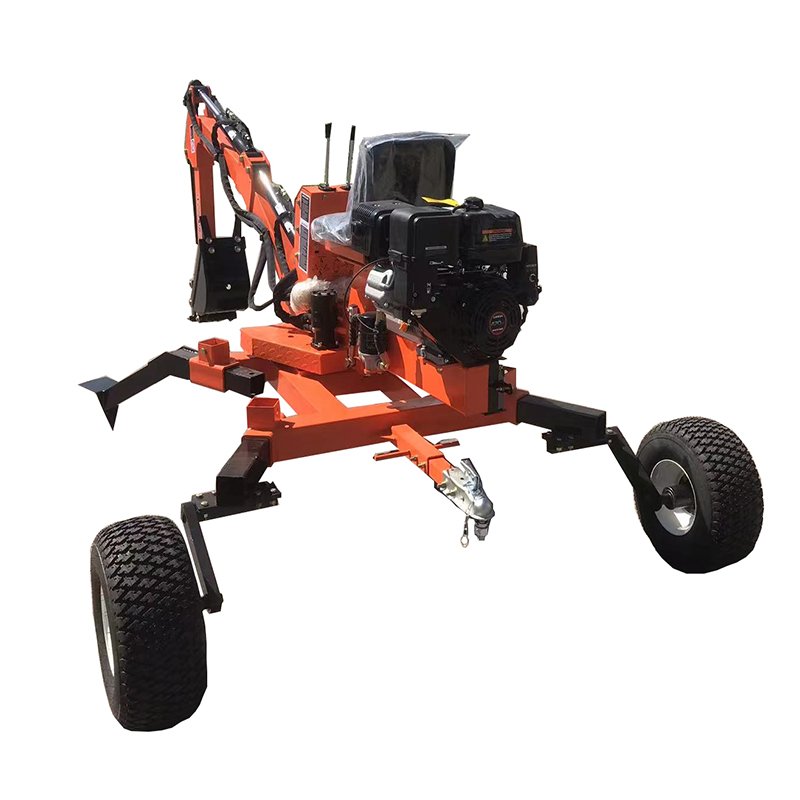 360 Rotation Mini ATV Towable ATV Backhoe Attachment for Trade