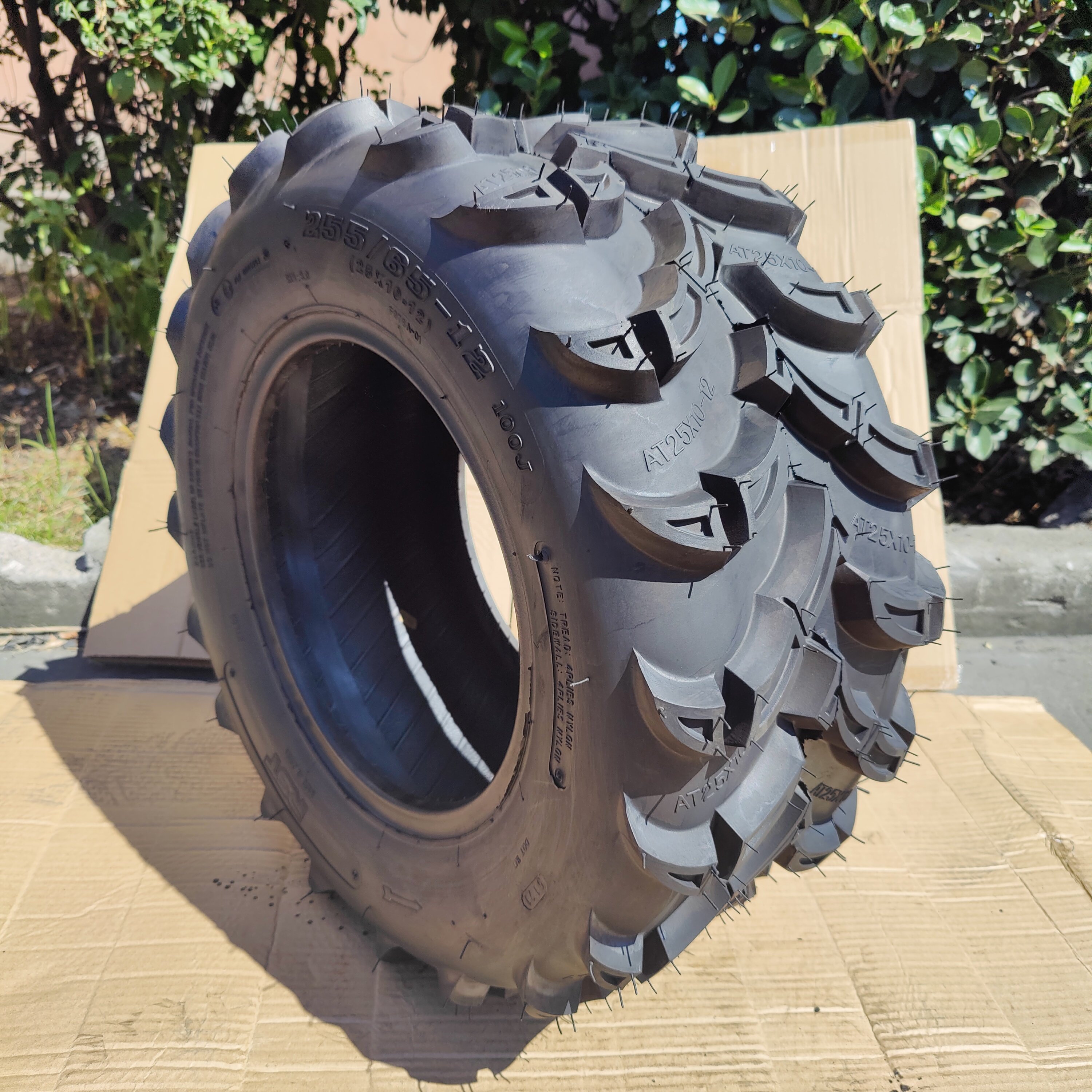 ATV Tires Manufactural 25x8-12 ATV Tire ATV and UTV Tires All Terrain 25x10 12 Lawn Mower
