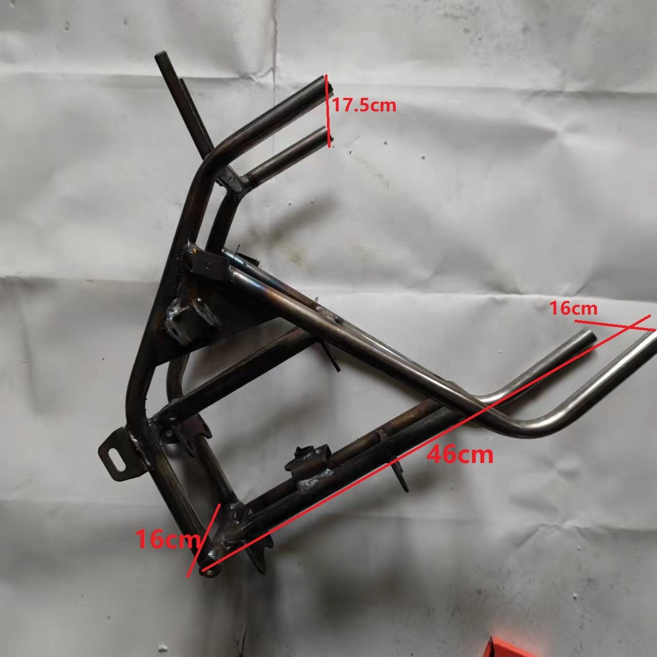GO KART KARTING UTV Shock Absorbers Front Steering Wheel Suspension Swingarms ATV Front Frame With 7 Inch Wheels