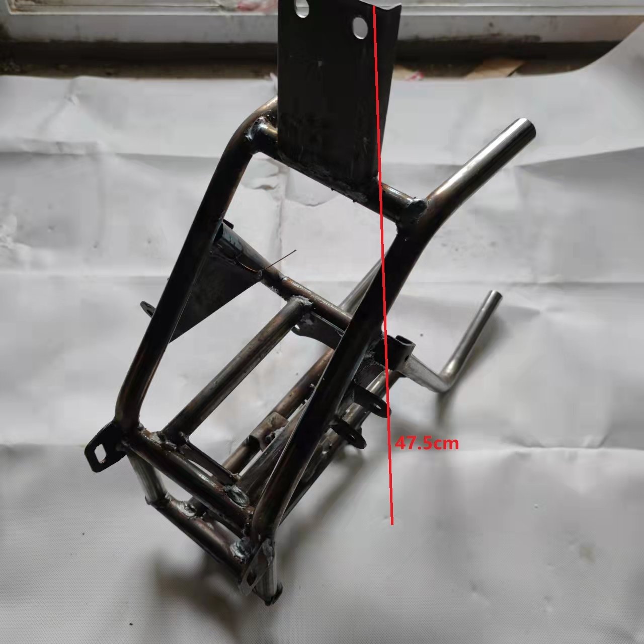 GO KART KARTING UTV Shock Absorbers Front Steering Wheel Suspension Swingarms ATV Front Frame With 7 Inch Wheels