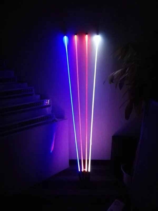 1.5M LED Antenna Lighted ATV UTV Flag LED Bar Whip for Offroad Snowmobile Motorcycle