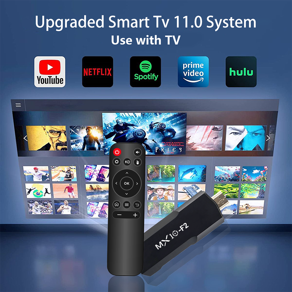 Cheap Price MX10-F2 ATV 8K TV Stick RK3228A TV Stick 1Gb 8Gb 2.4G/5G Android 13 Os Voice Remote Smart TV STICK