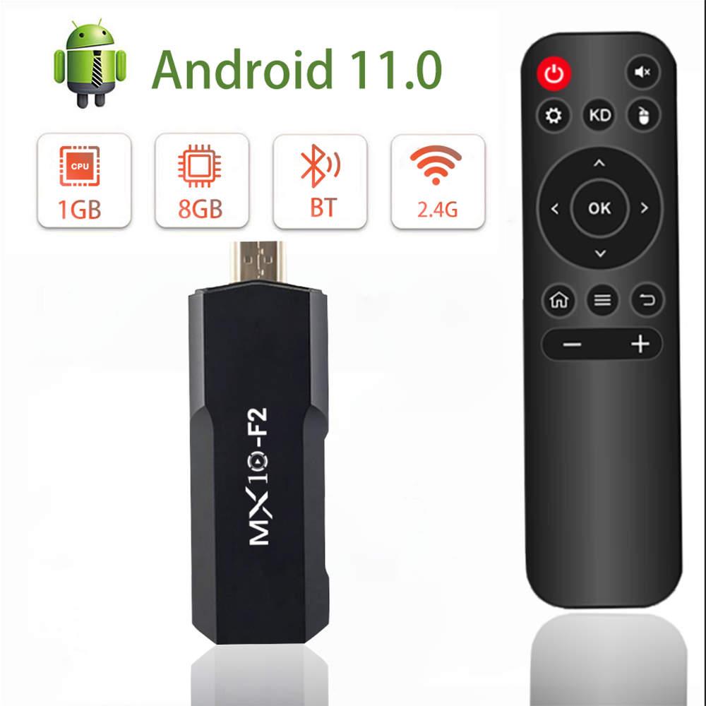 Cheap Price MX10-F2 ATV 8K TV Stick RK3228A TV Stick 1Gb 8Gb 2.4G/5G Android 13 Os Voice Remote Smart TV STICK