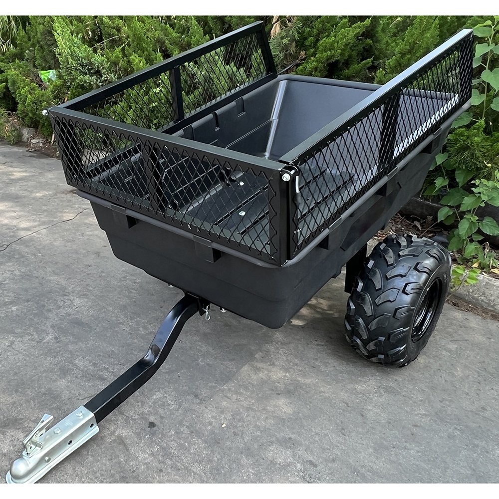 Metal Durable Sturdy Motorcycle Truck Tow-Behind Atv Wagon Multifunction Trailer Goods Transportation ATV Trailer