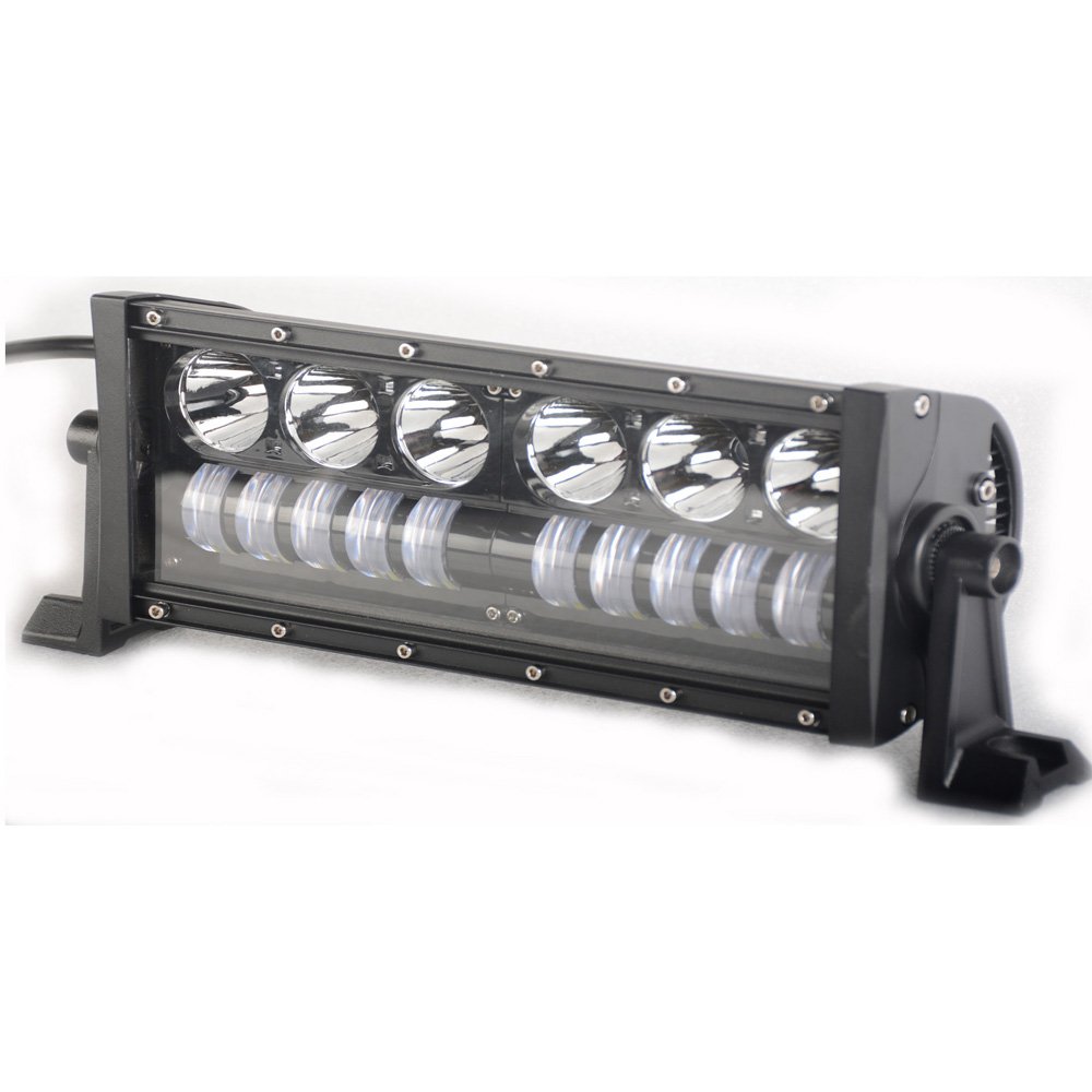 New Style Ip67 Truck Led Driving Light Dual Rows White & amber high low beam waterproof Driving Light for Truck Off Road ATV