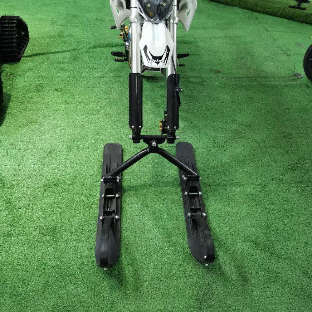 Snow Dirt Bike Conversion Kit Front Skis Rear Sand Tracks