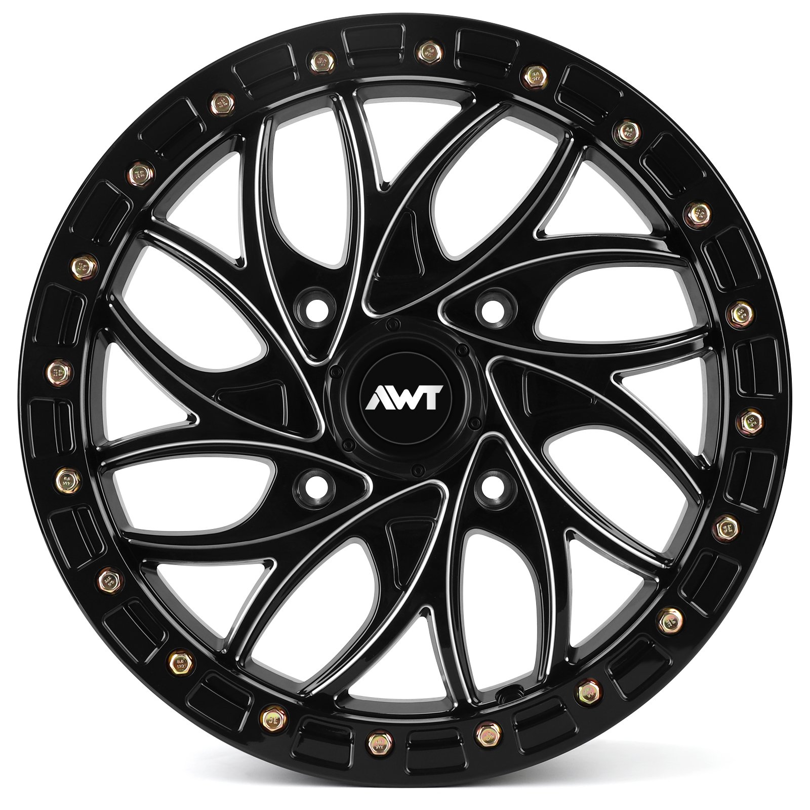 ATV/UTV Parts & Accessories17inch Wheels 17x7 4/137 UTV Tires and Wheels for Can Am X3 Maverick