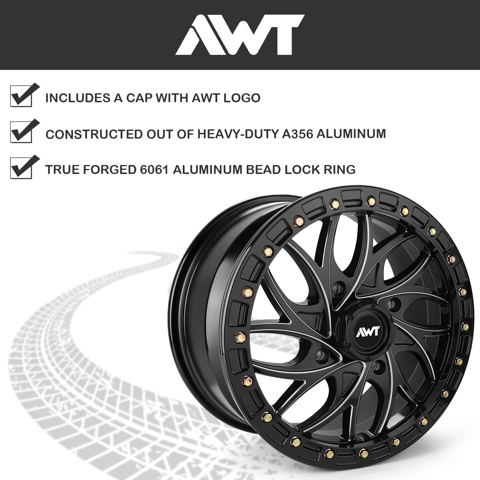 ATV/UTV Parts & Accessories17inch Wheels 17x7 4/137 UTV Tires and Wheels for Can Am X3 Maverick
