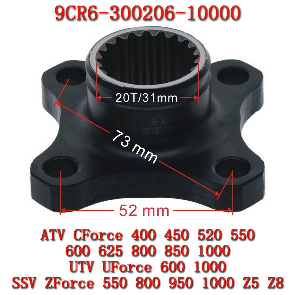 CF600 CF625 ATV SSV UTV OEM Drive Sleeve, Rear Axle for 9CR6-300206-10000 CFMoto CForce UForce 600 Atv/utv Parts & Accessories