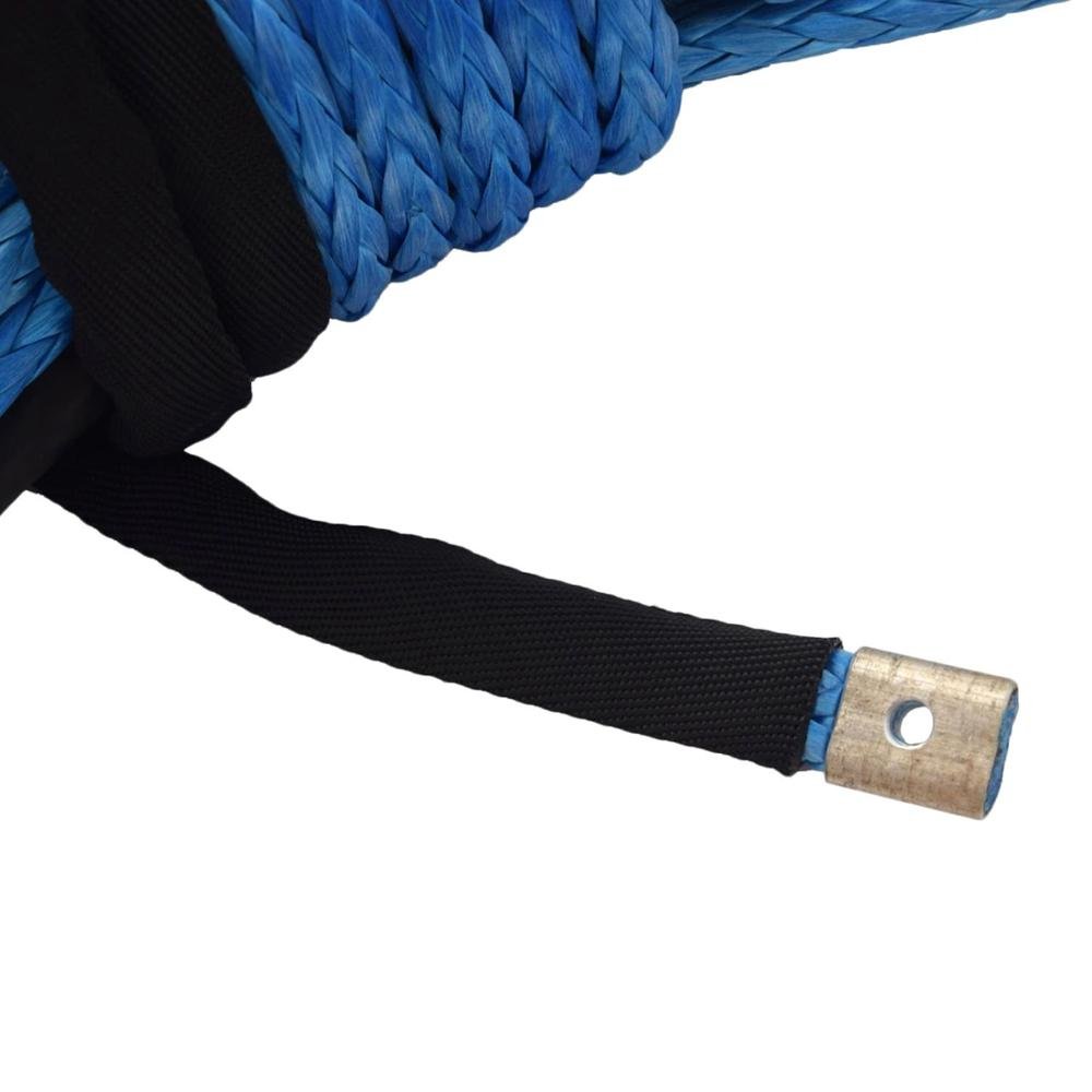 Monster4WD 12mm X 45m ATV Winch Line Auto Trailer Rope Synthetic Winch Cable Off Road Towing Ropes for Winches
