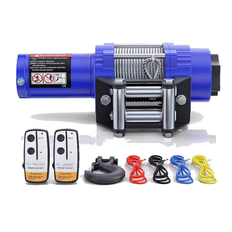 XINQI Portable 4500Lb Electric Winch ATV/UTV Winch With Switch Handle for Boat Auto