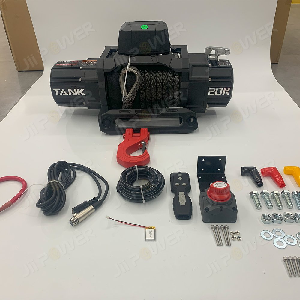 ODM 12v 4500lbs 12000lbs 13500lbs 20000LBS IP67 4x4 4WD Wired/Wireless Control Synthetic Rope Electric ATV Offroad Truck Winch