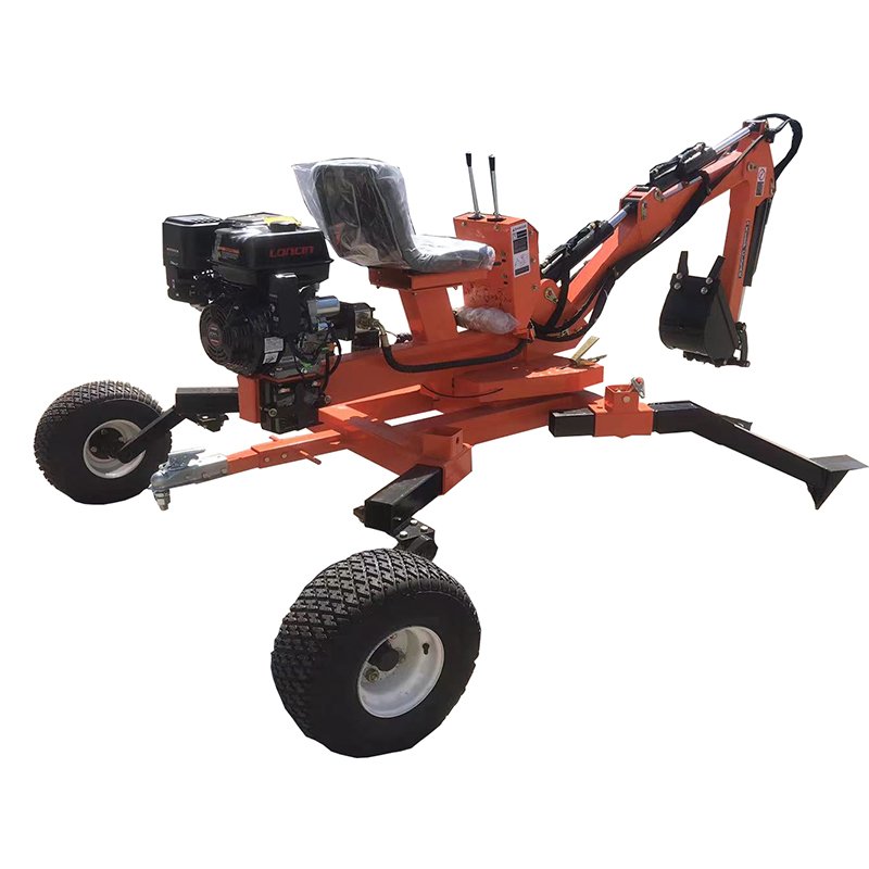 360 Rotation Mini ATV Towable Backhoe Attachment Digger Excavator