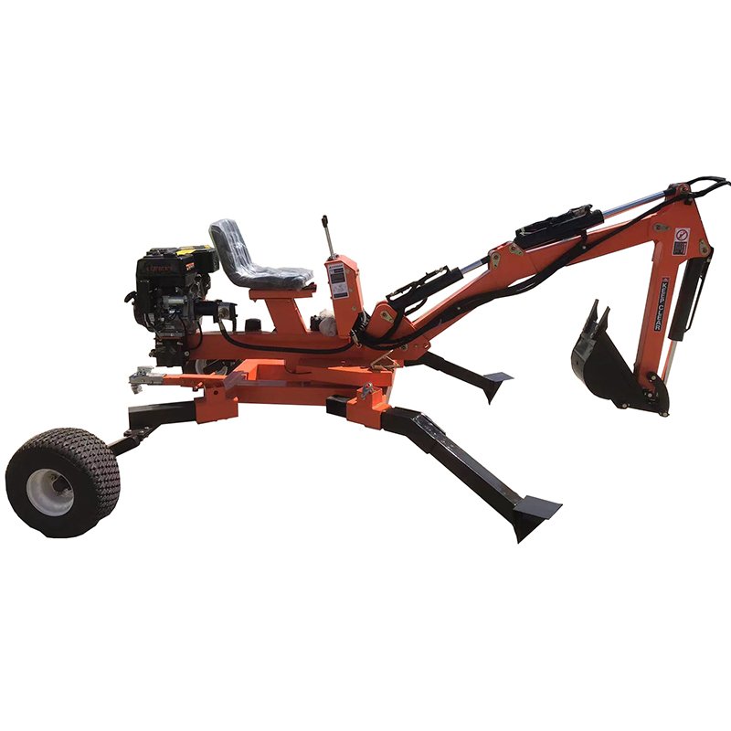 360 Rotation Mini ATV Towable Backhoe Attachment Digger Excavator