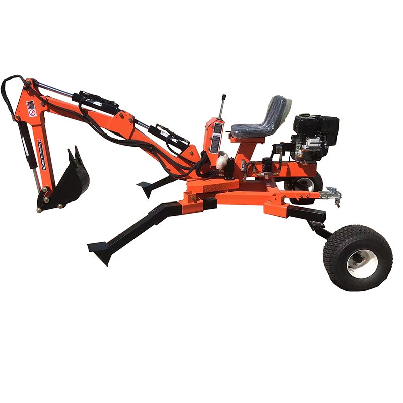 360 Rotation Mini ATV Towable Backhoe Attachment Digger Excavator