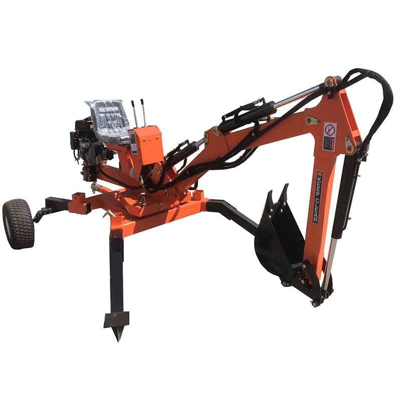 360 Rotation Mini ATV Towable Backhoe Attachment Digger Excavator