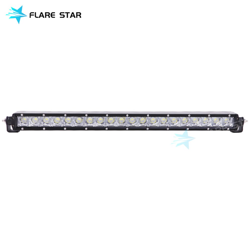 High Quality Led Light Bars 3D 100W 20inch LED Light Bar Single Row Slim LED Work Light for Trucks UTV ATV
