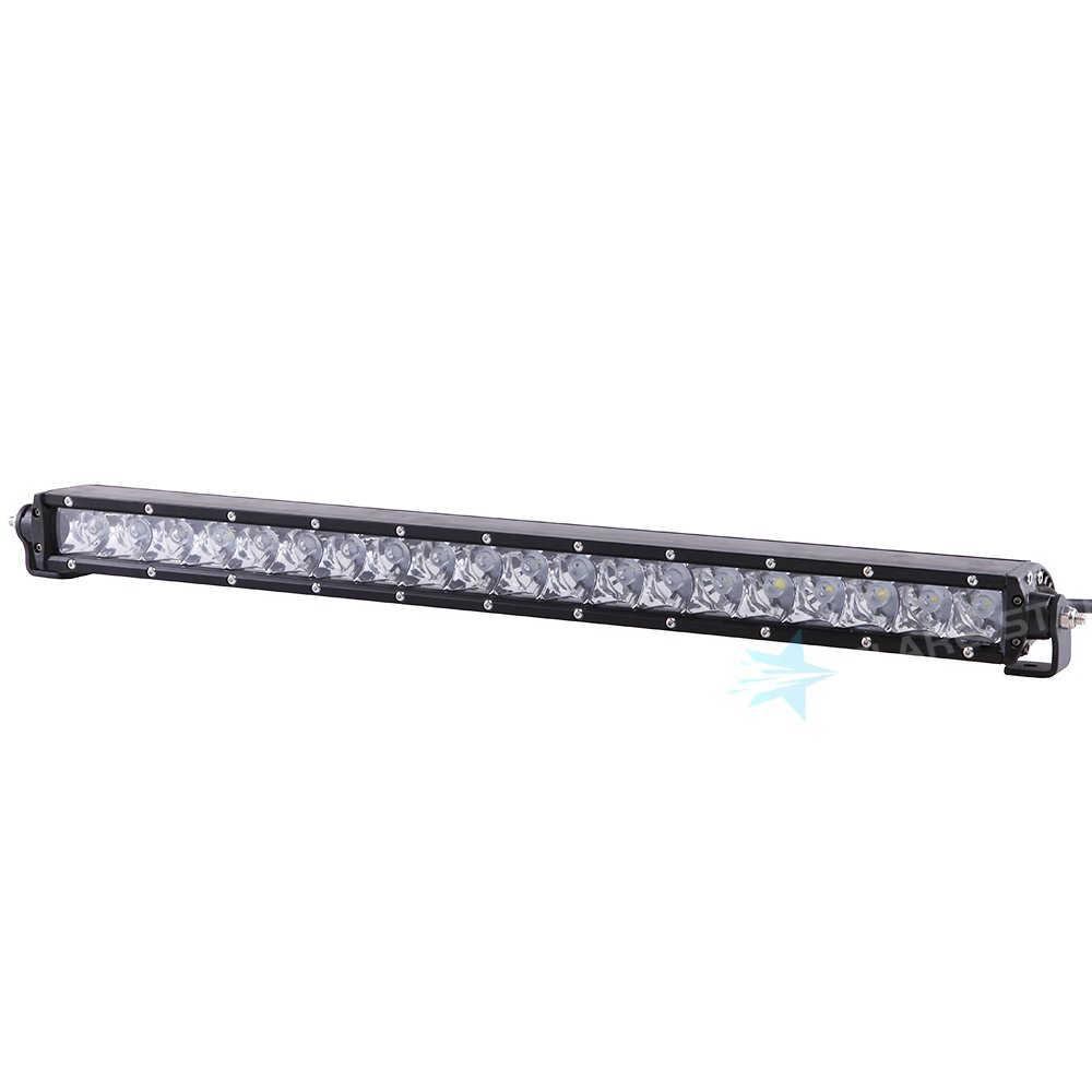 High Quality Led Light Bars 3D 100W 20inch LED Light Bar Single Row Slim LED Work Light for Trucks UTV ATV