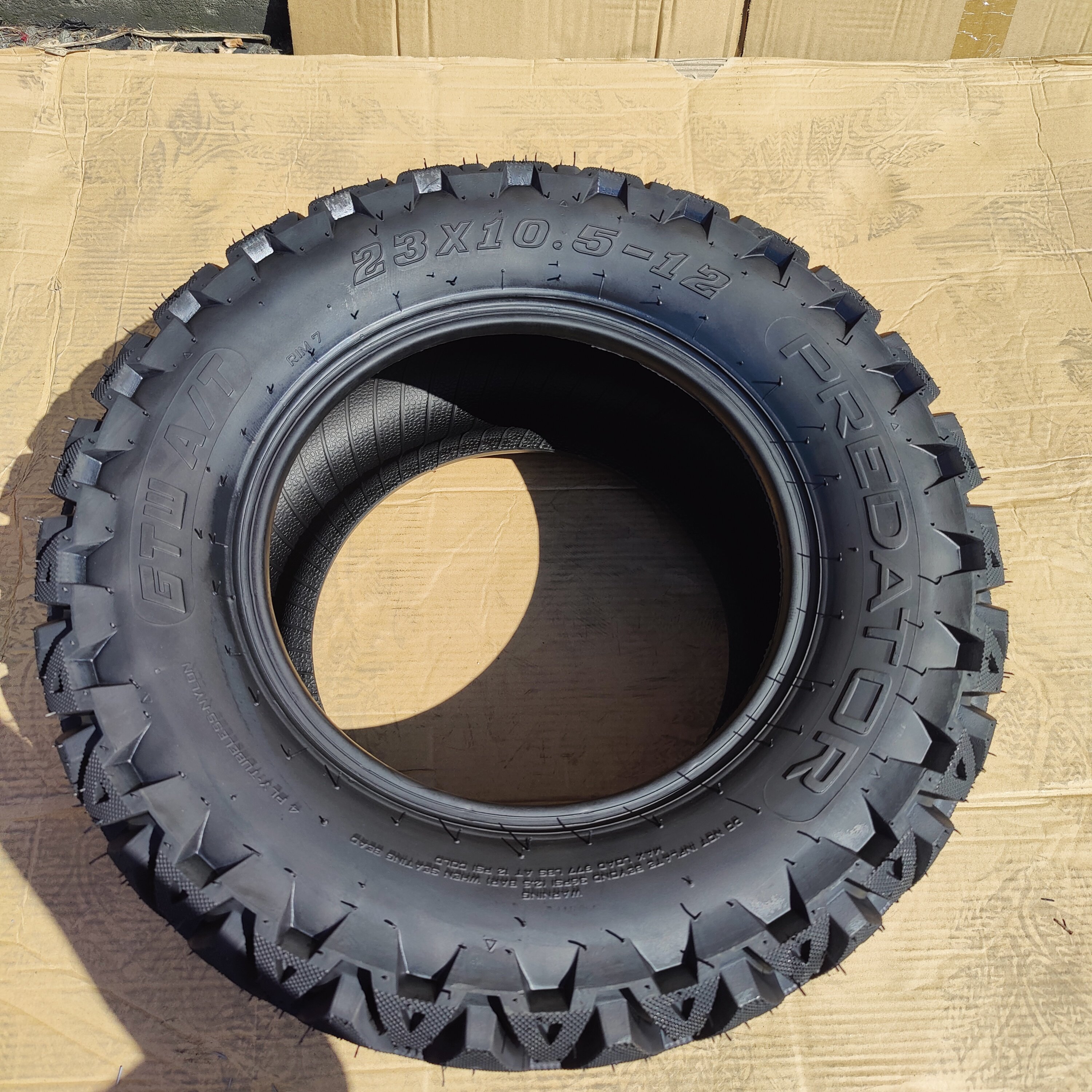 All Terrain ATV Tire 23x10.5-12 Golf Cart Atv Tire/Golf Cart Rubber Tubeless Tyre