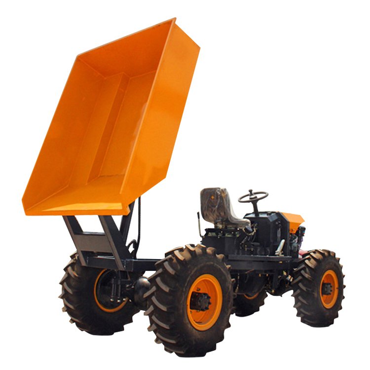 CE Mini Dumper for Sale Palm Oil Dumper Wholesale 4WD Hydraulic Small Dumper Fruit Transport Vehicle Atv Truck with ISO Approved