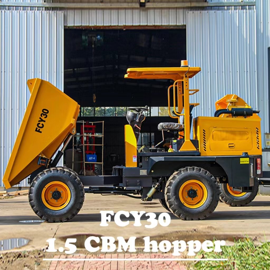 CE Mini Dumper for Sale Palm Oil Dumper Wholesale 4WD Hydraulic Small Dumper Fruit Transport Vehicle Atv Truck with ISO Approved