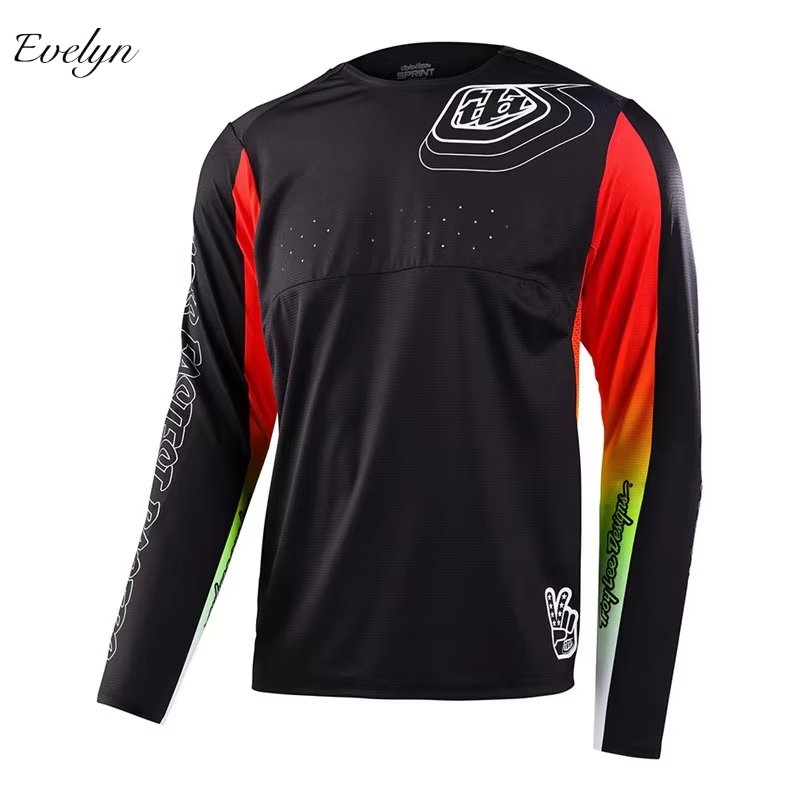 EVELYN OEM ODM Long Sleeve Bicycle Clothing Men's and Women's ATV Quad Frenzy Cycling Clothing Quick-Drying New T-shirt Mountain
